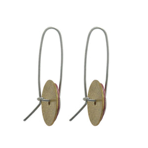 Spiral Earrings - Copper by Stone Arrow - Rata Jewellery