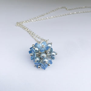 Hydrangea Cluster Necklace by Adele Stewart - Rata Jewellery