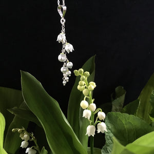 Lily of the Valley Cluster Necklace by Adele Stewart - Rata Jewellery