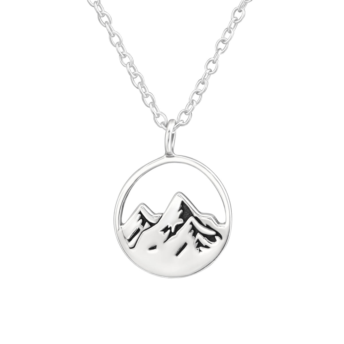 Buy Mountain Range Necklace in Sterling Silver Online in India - Etsy