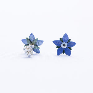 Starflower Borage Studs by Adele Stewart - Rata Jewellery