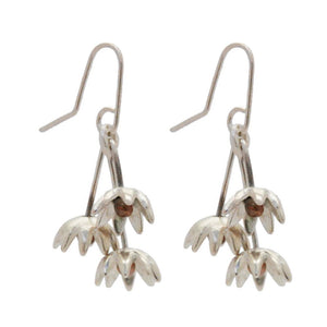 Dewdrop Earrings  - Silver by Stone Arrow - Rata Jewellery